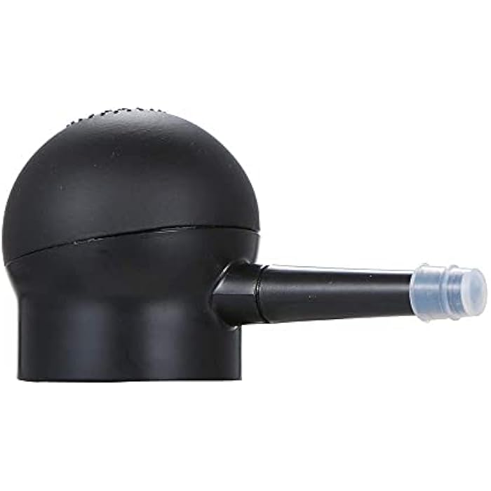 immetee Hair Fibers Pump Hair Fiber Applicator, Sprayer Spray Nozzle for Hair Building Fibers, Hair Loss Concealing Fibers Optimizer, Hair Thickening Tools (BLACK) - Image 2